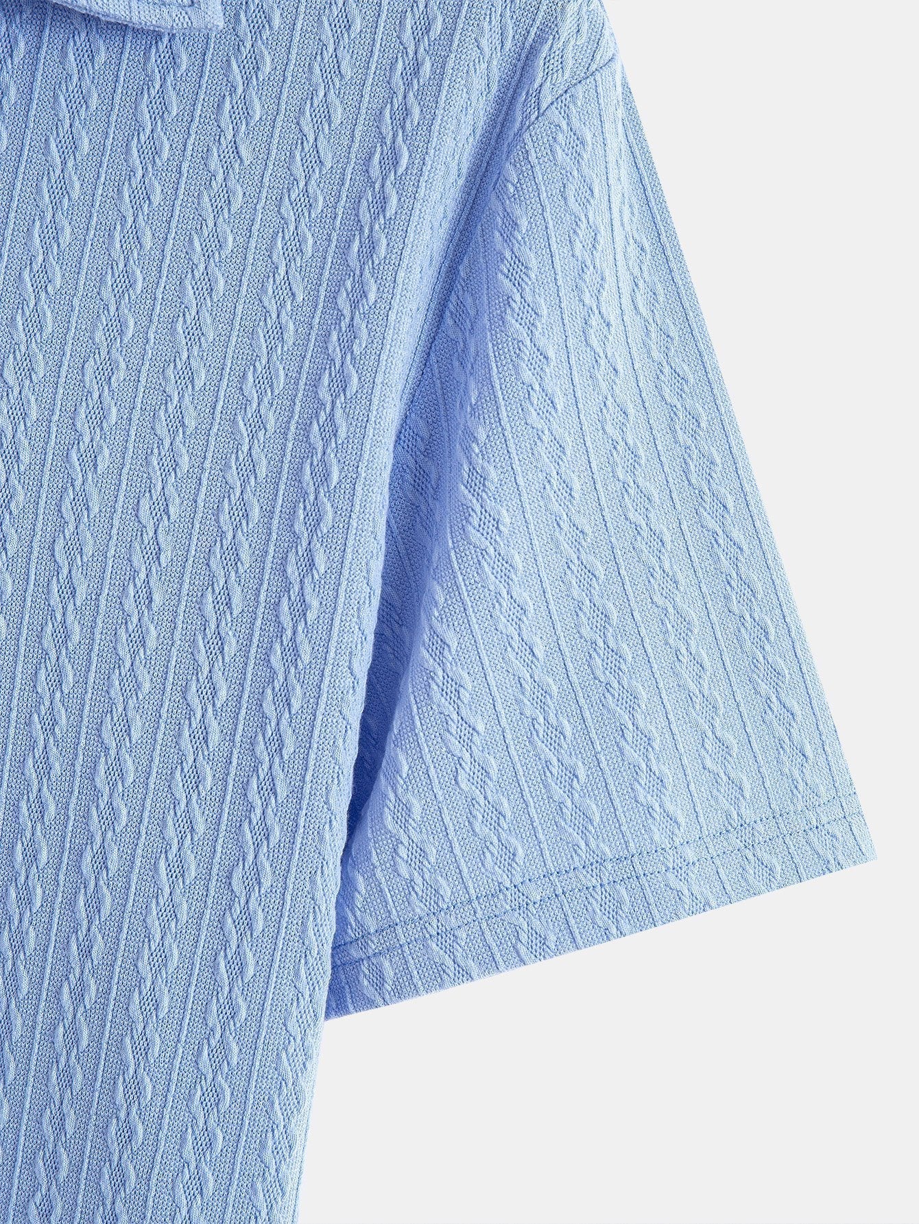 Textured Jacquard Polo